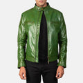 Emerald Moto Leather Jacket