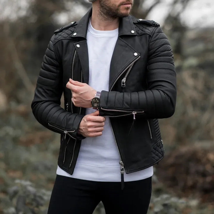 Urban Rider Quilted Biker Jacket