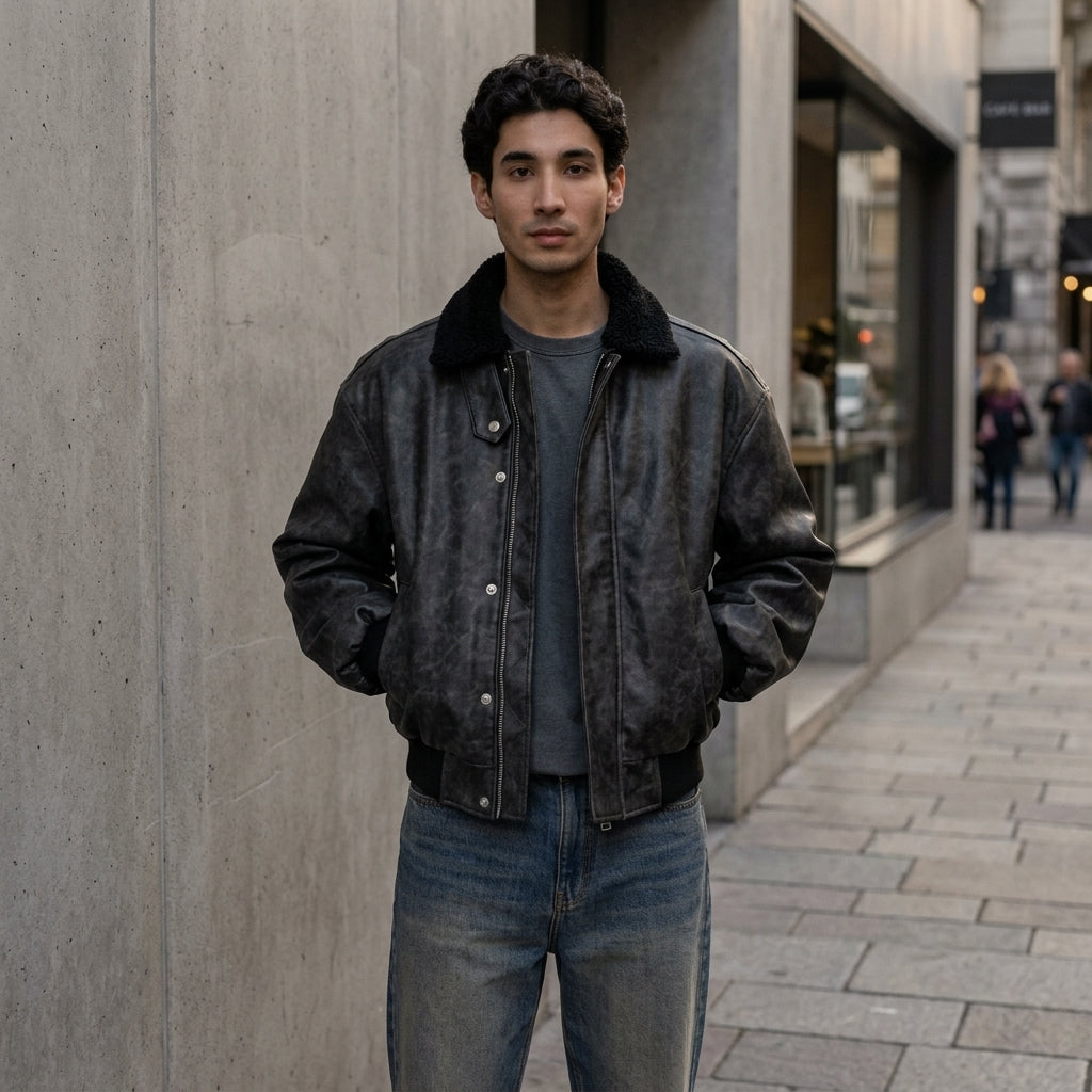 Heritage Shearling Leather Jacket