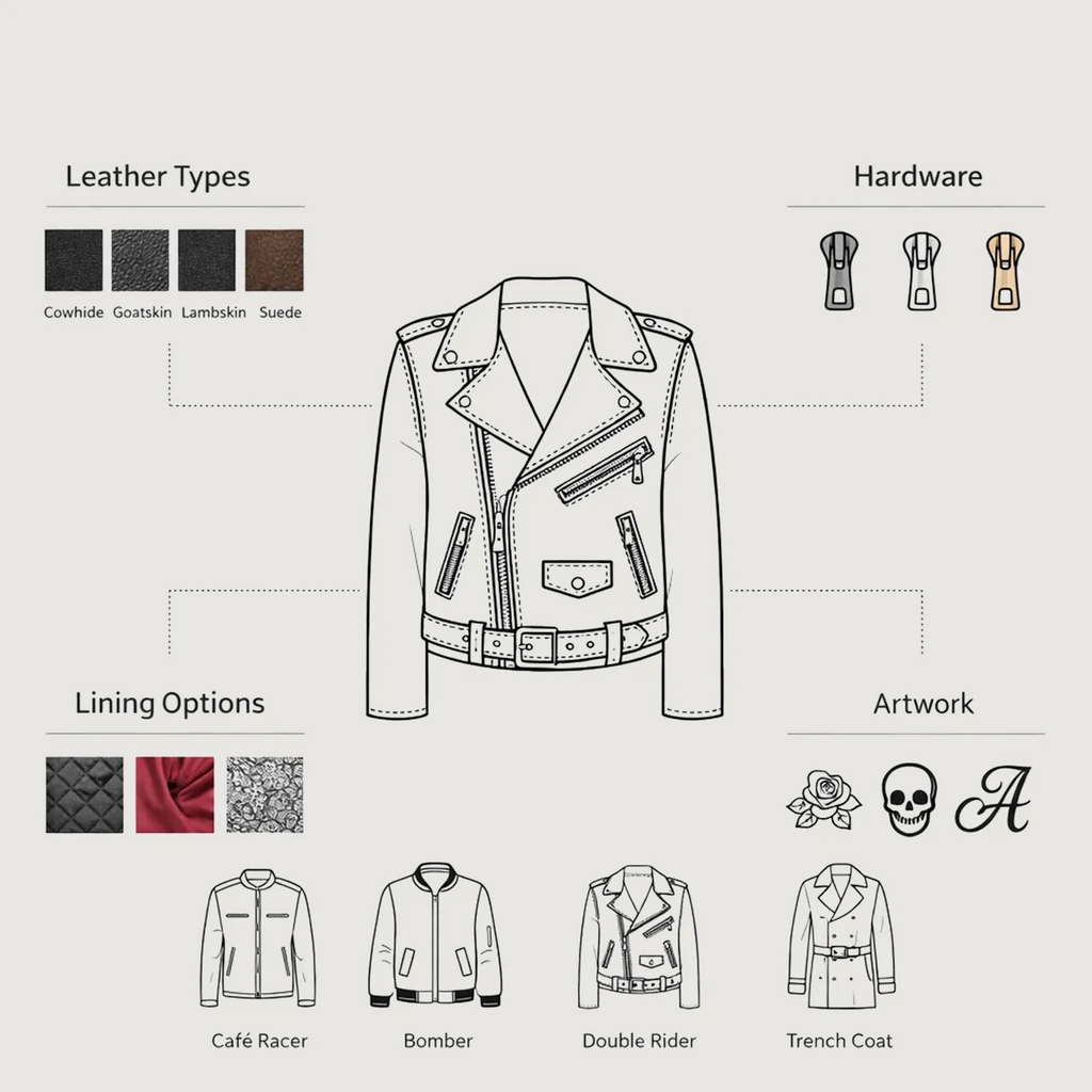 Custom Leather Rider Jacket