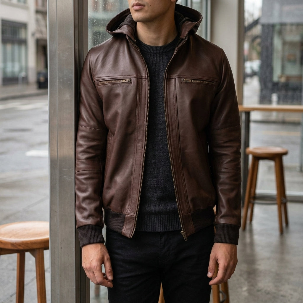 Urban Shield Leather Jacket