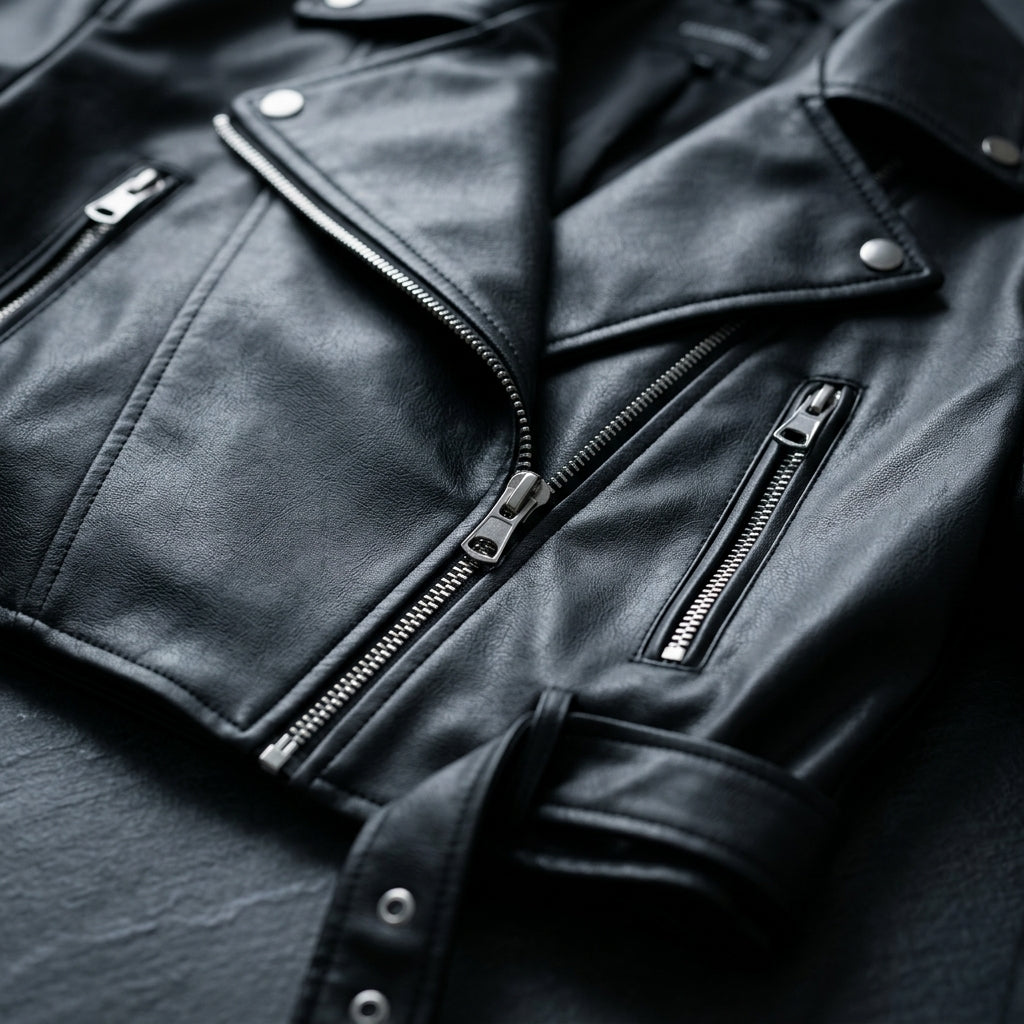Urban Edge Cropped Moto Jacket