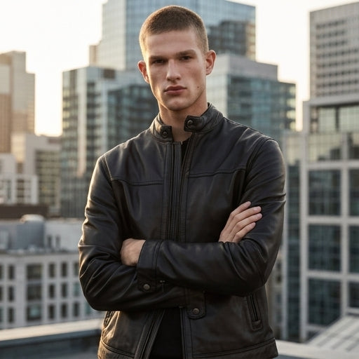 Noir Edge Leather Jacket