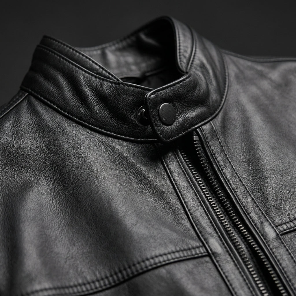 Noir Edge Leather Jacket