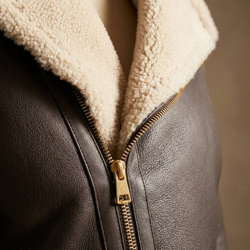 Heritage Shearling Leather Jacket