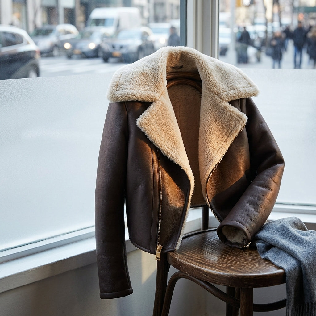 Heritage Shearling Leather Jacket