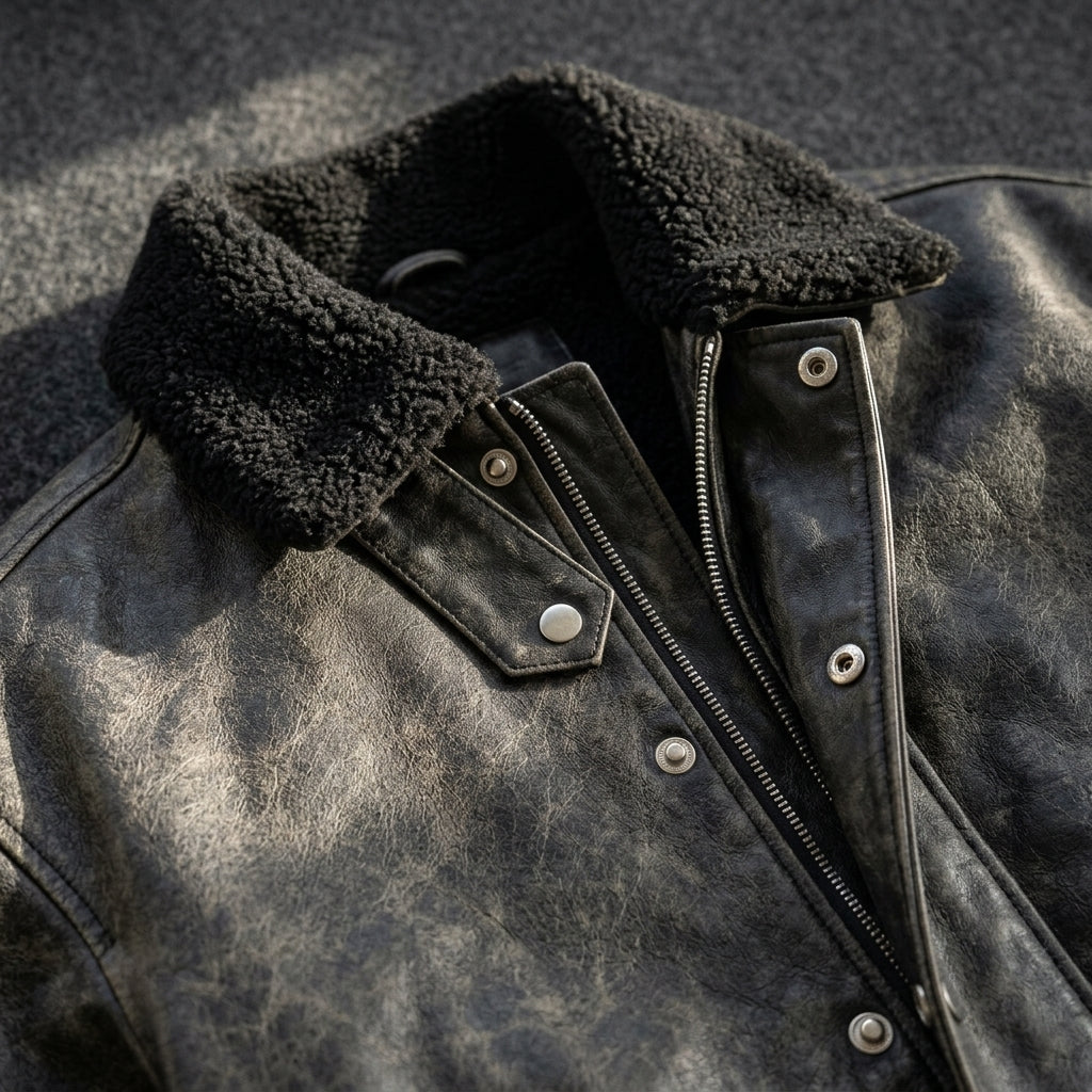 Heritage Shearling Leather Jacket