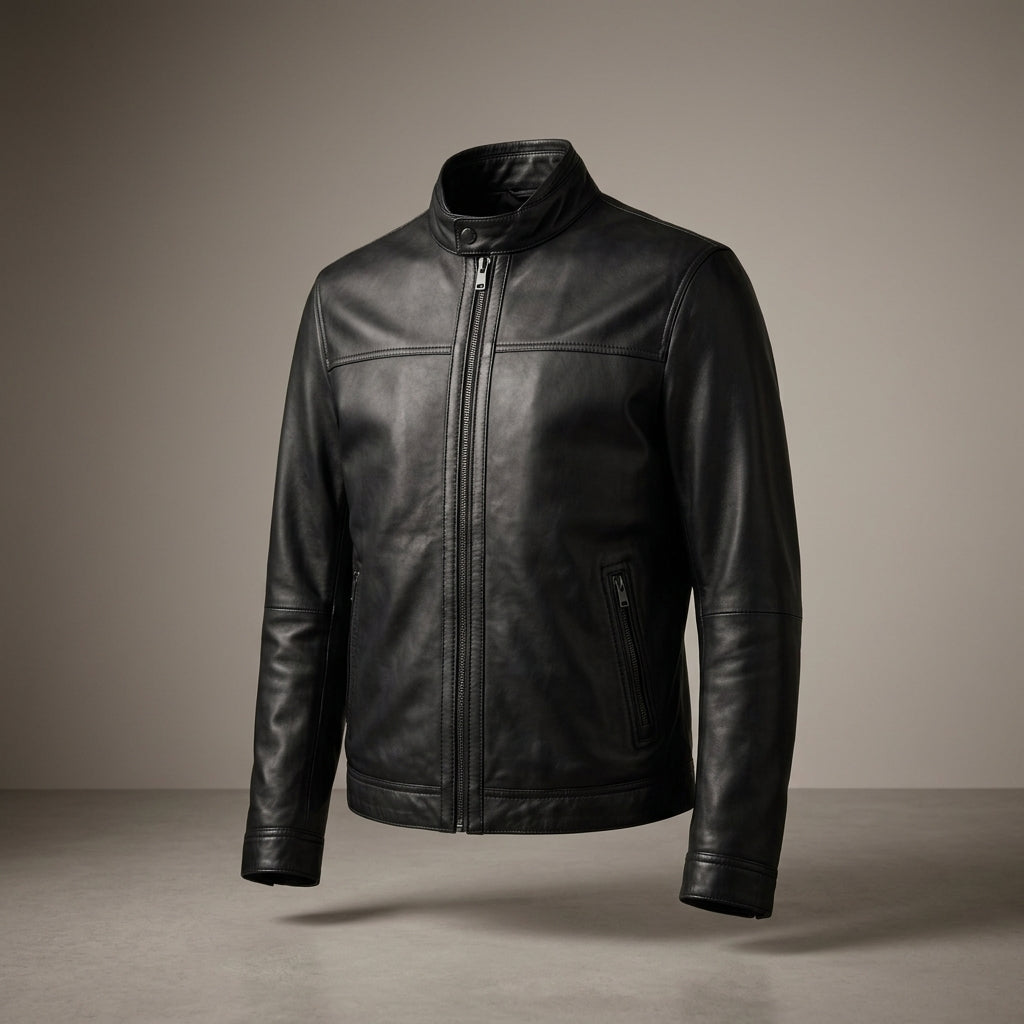 Noir Edge Leather Jacket